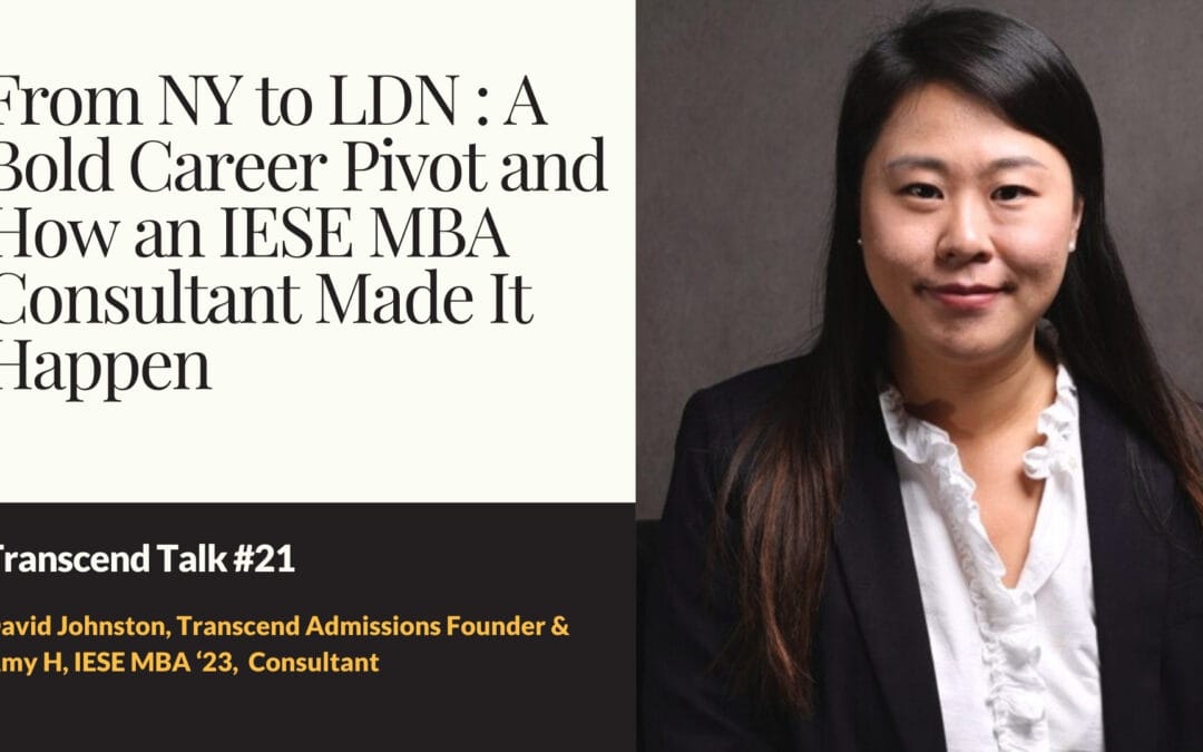 Transcend Talk #21: 從紐約科技顧問到倫敦策略顧問IESE MBA經驗分享